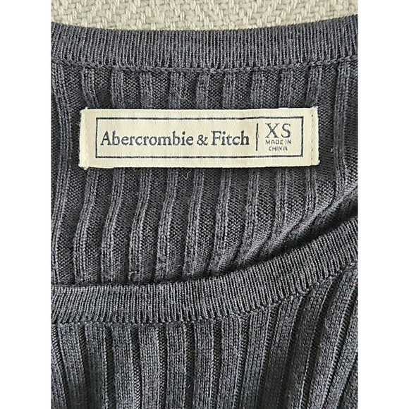 Abercrombie & Fitch Knit Tube Dress Size XS Bodycon Horizontal Stripe Old Money - Picture 5 of 13